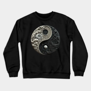 Ying and Yang ancient artefact Crewneck Sweatshirt